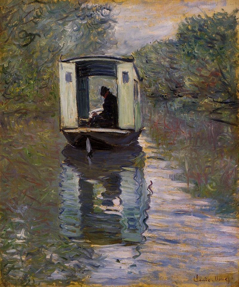 Claude Monet, Atelier sur Seine, (1876)