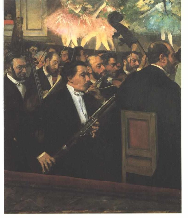 Edgar Degas, L'Orchestre de L'Opera, (1868)